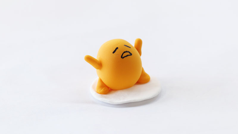 超輕粘土懶蛋蛋教程