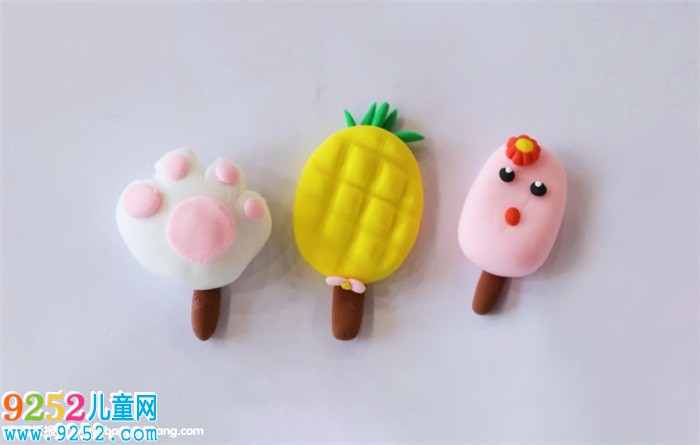 超輕粘土雪糕怎么做