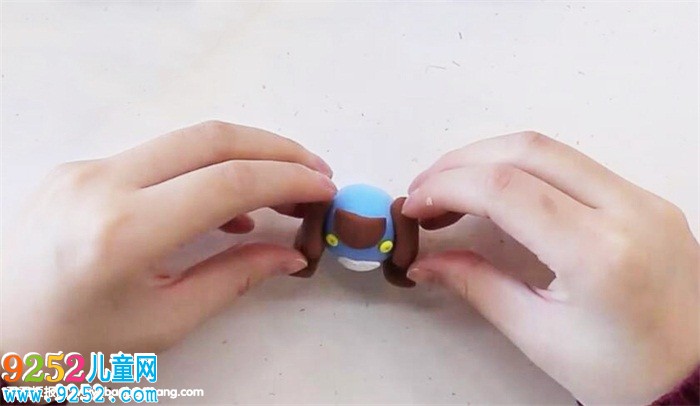 超輕粘土可愛小熊教程