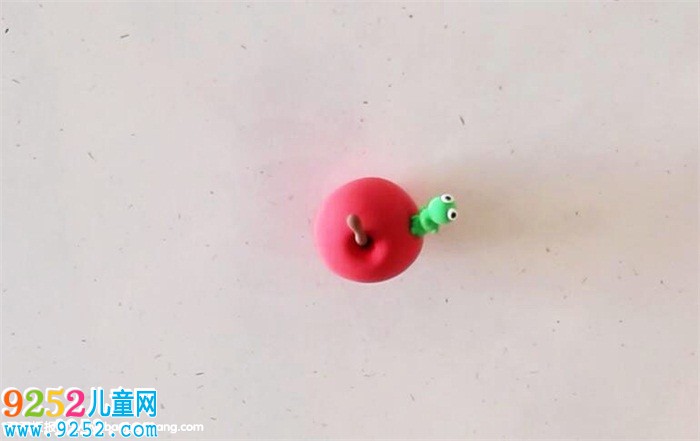 超輕粘土蘋果制作教程