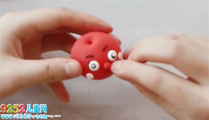 如何用超輕粘土做蘋(píng)果