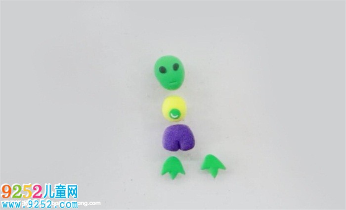 外星人超輕粘土作品