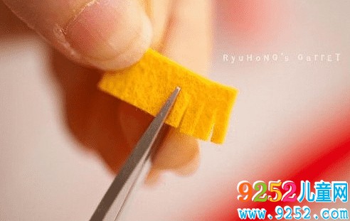 不織布戒指的制作教程