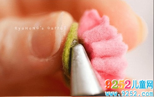 不織布戒指的制作教程