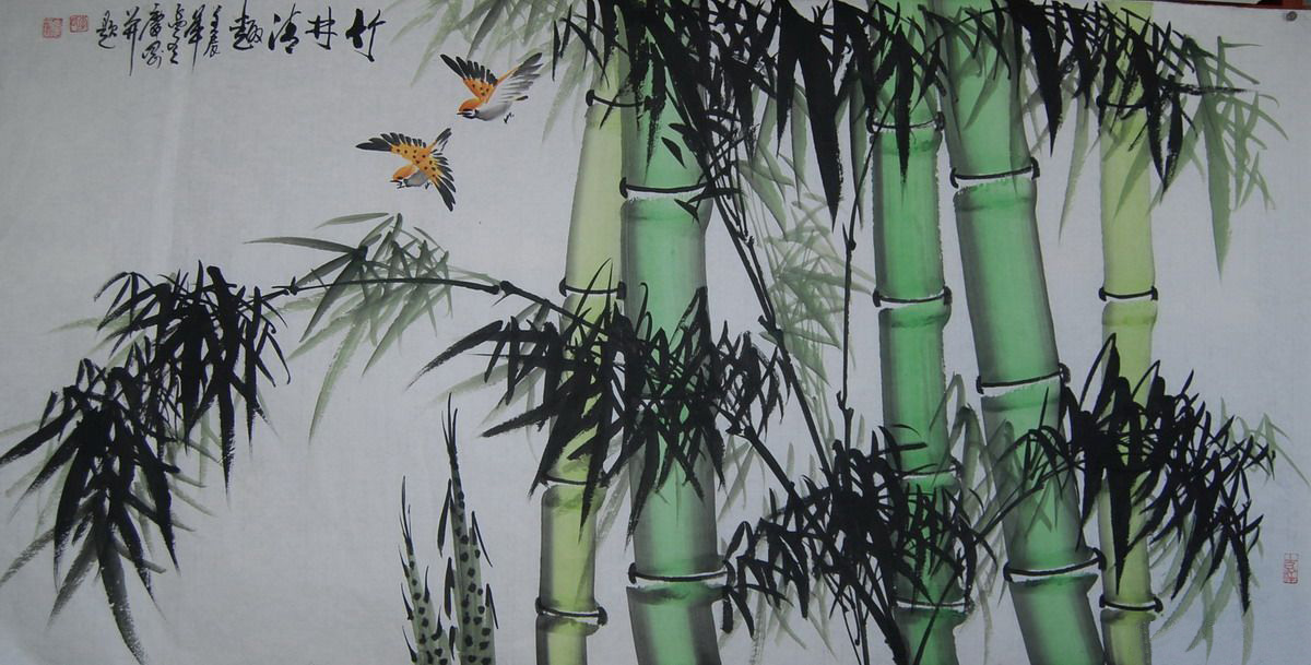 竹子的<a href=http://www.inspiredelm.com/ertonghua/ target=_blank class=infotextkey>兒童畫</a>-慈竹