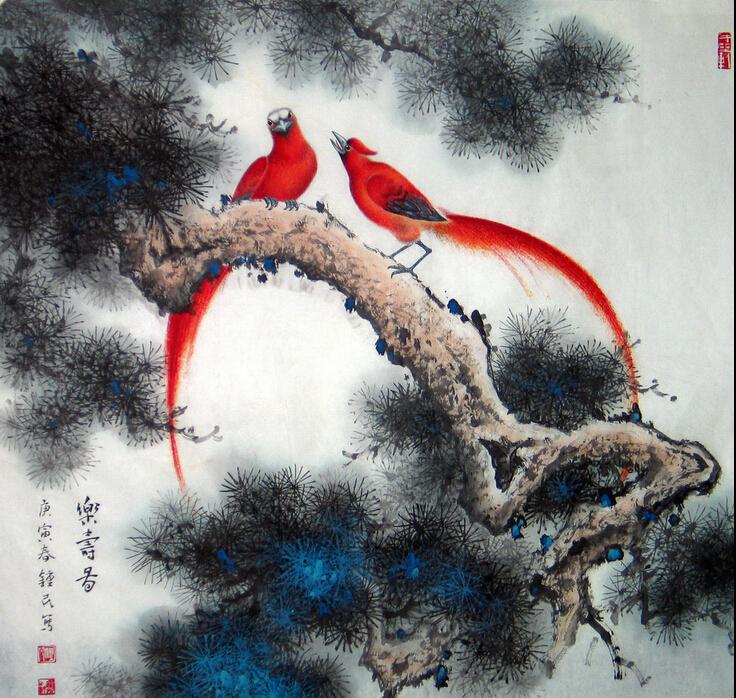 鳳凰嬉戲