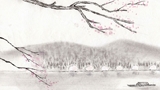 紅梅山水