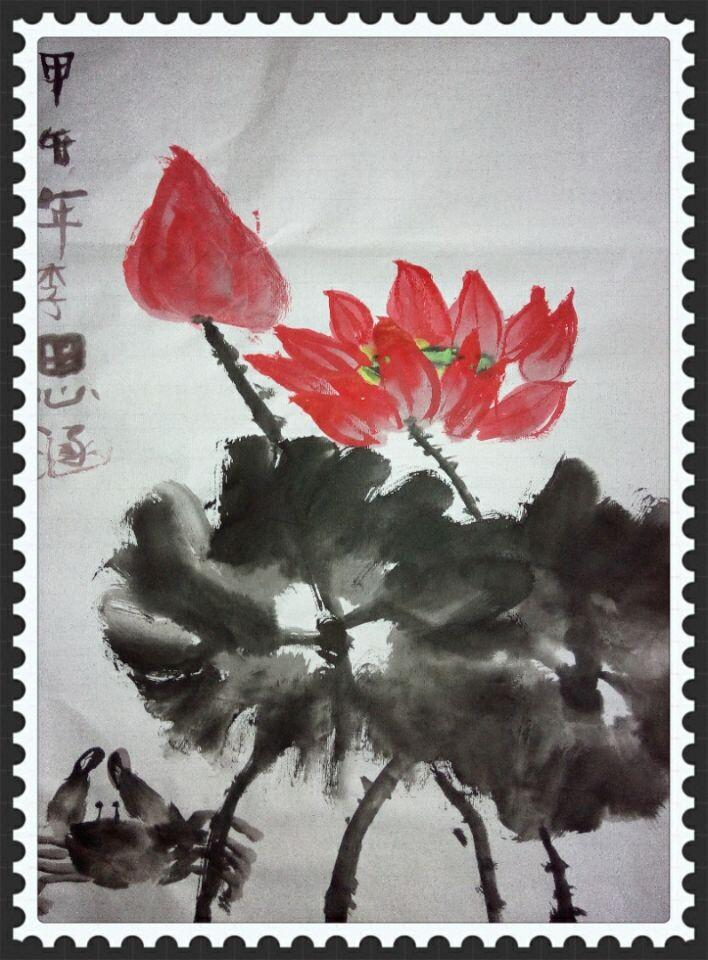 荷花盛開