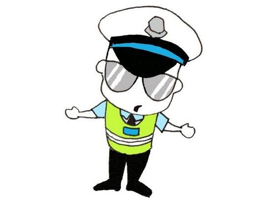 卡通人物畫警察的繪畫教程