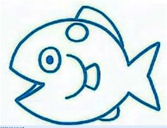 教你畫可愛的魚