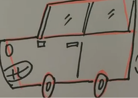 如何畫(huà)卡通汽車(chē)