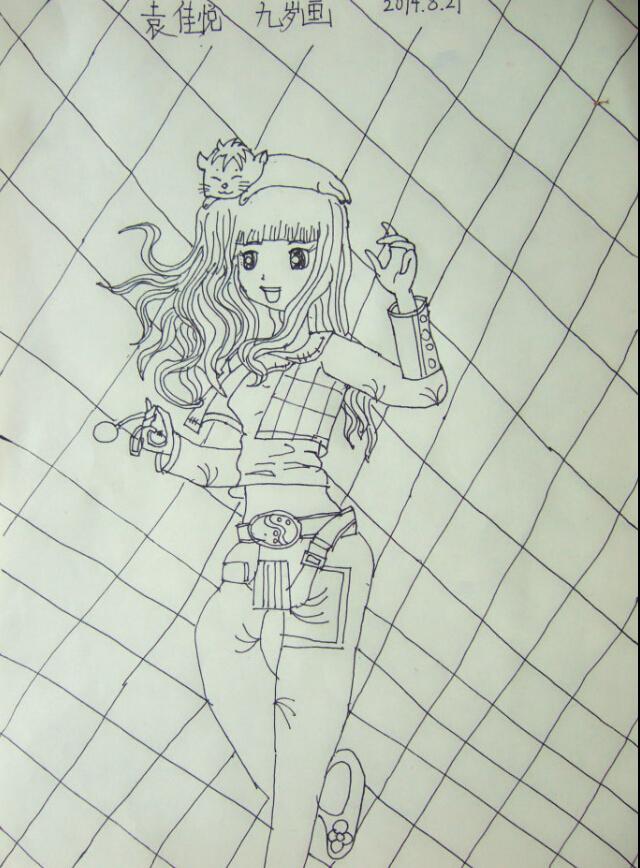酷酷的少女