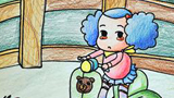 騎車的小女孩