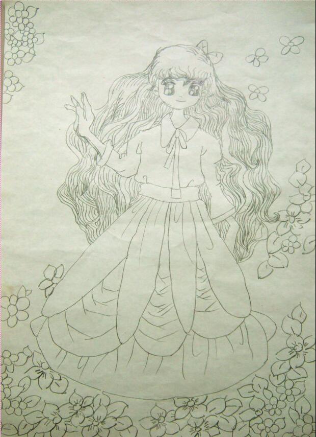 長發(fā)少女