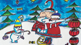 圣誕老人和雪人