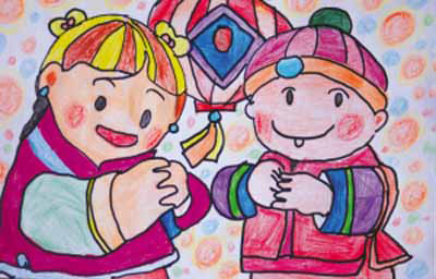 春節(jié)<a href=http://www.inspiredelm.com/ertonghua/ target=_blank class=infotextkey>兒童畫</a>