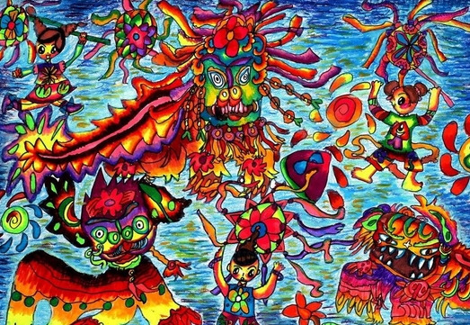 舞獅慶新年