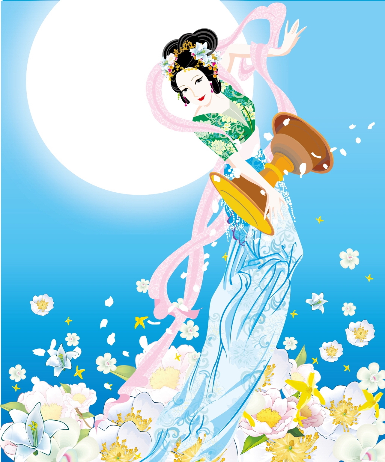 <a href=http://www.inspiredelm.com/ertonghua/ target=_blank class=infotextkey>兒童畫(huà)</a>嫦娥-嫦娥終是月中人