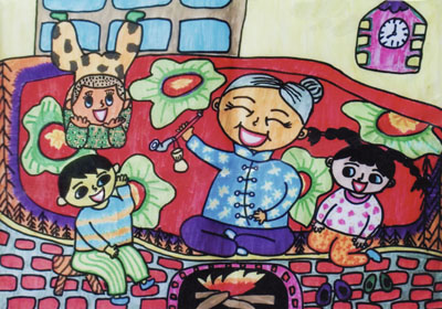 奶奶給我們講<a href=http://www.inspiredelm.com/gushi/ target=_blank class=infotextkey>故事</a>