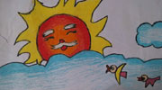 早起的太陽公公