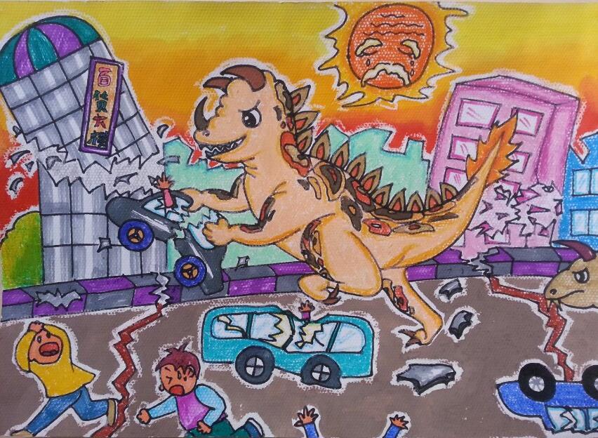 城市里的大恐龍
