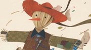 稻草人兒童畫  神奇的稻草人