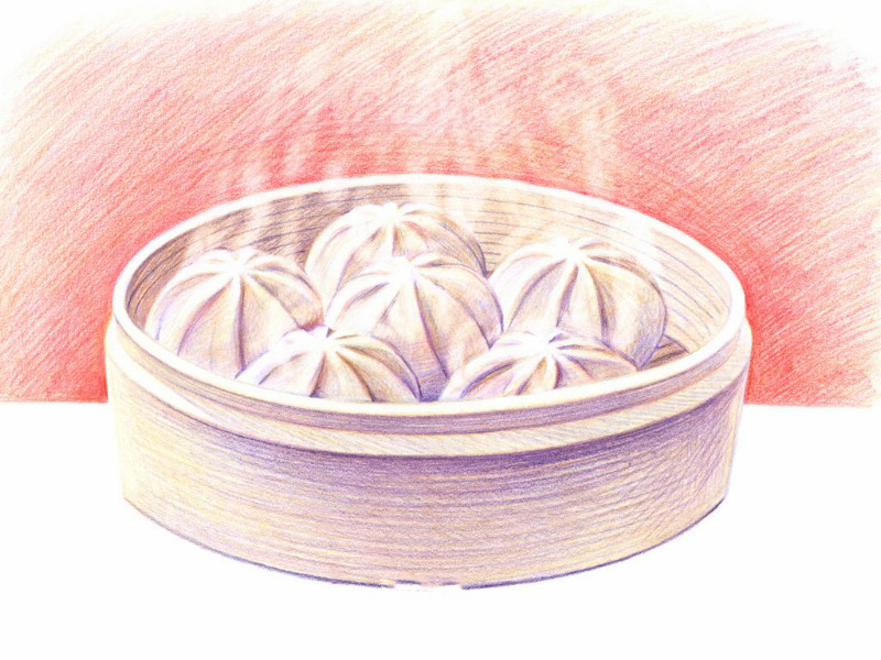 美味的小籠湯包