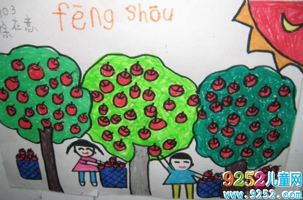 <a href=http://www.inspiredelm.com/ertonghua/ target=_blank class=infotextkey>兒童畫</a>秋天的圖畫-豐收的秋天