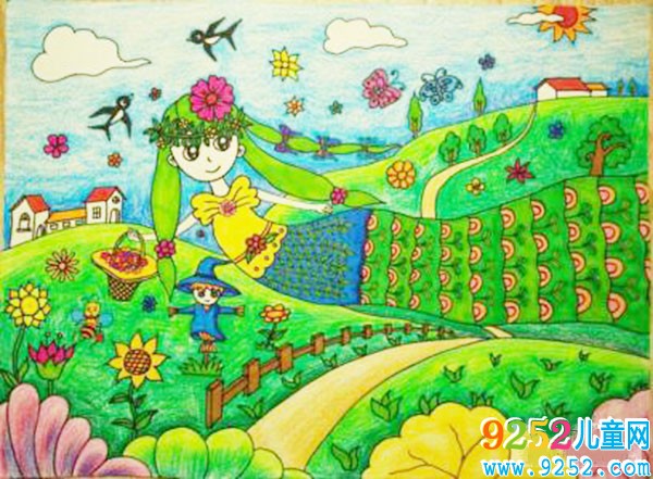 春天的圖畫(huà)繪畫(huà)作品欣賞