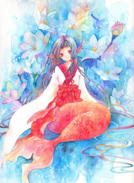 美人魚<a href=http://www.inspiredelm.com/ertonghua/ target=_blank class=infotextkey>兒童畫</a>-美人魚的生活
