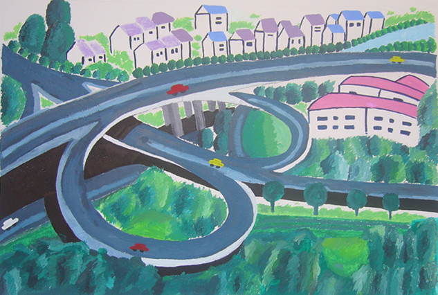 最美麗家鄉(xiāng)<a href=http://www.inspiredelm.com/ertonghua/ target=_blank class=infotextkey>兒童畫</a>大全-我的家鄉(xiāng)最美