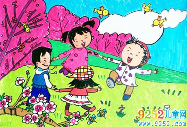 春天的圖畫(huà)繪畫(huà)作品欣賞