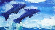 藍(lán)天海豚