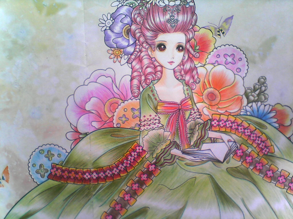 美麗的小女孩