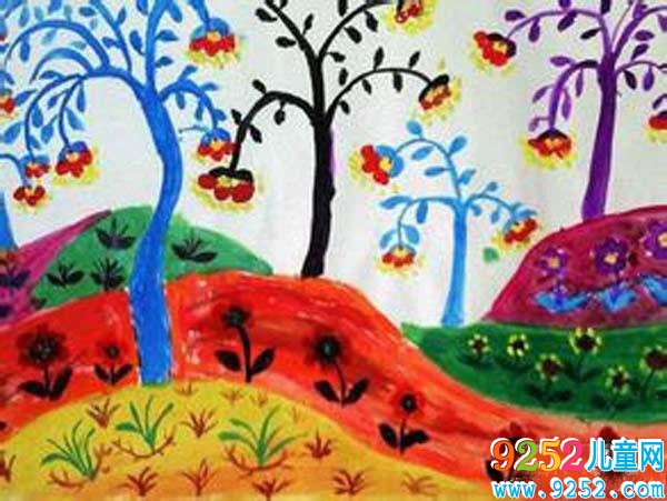 春天的野外<a href=http://www.inspiredelm.com/ertonghua/ target=_blank class=infotextkey>兒童畫</a>