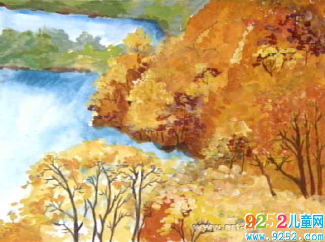 <a href=http://www.inspiredelm.com/ertonghua/ target=_blank class=infotextkey>兒童畫(huà)</a>秋天的圖畫(huà)-遍地黃金