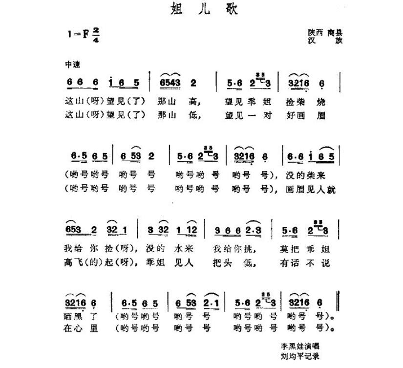 姐<a href=http://www.inspiredelm.com/erge/ target=_blank class=infotextkey>兒歌</a>,三字<a href=http://www.inspiredelm.com/gepu/ target=_blank class=infotextkey>歌譜</a>,簡譜