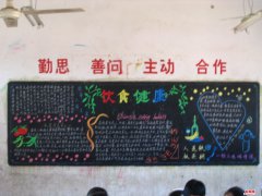 食品與安全黑板報(bào)