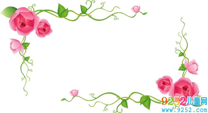 薔薇花<a href=http://www.inspiredelm.com/shouchaobao/ target=_blank class=infotextkey>手抄報(bào)</a>花邊素材