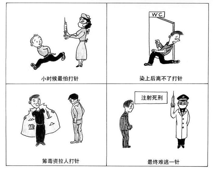 關(guān)于禁毒漫畫圖片