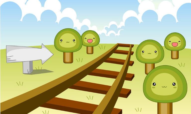 童年我們走過的路手抄報(bào)插圖