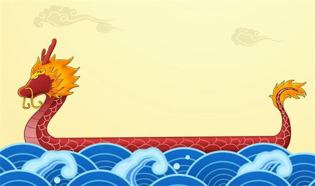 端午節(jié)手抄報插圖龍舟競渡