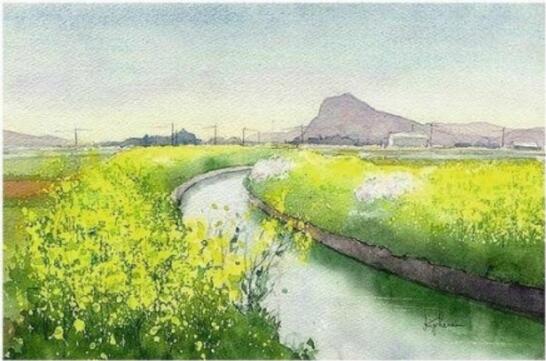鄉(xiāng)村美景田園風(fēng)光手抄報插圖
