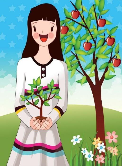 植樹節(jié)插畫