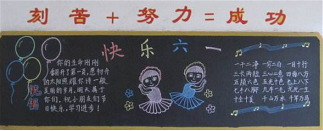 六一兒童節(jié)黑板報(bào),快樂(lè)六一