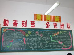 新春暢想春節(jié)黑板報(bào)