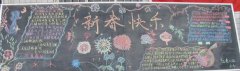 新春快樂春節(jié)黑板報