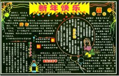 迎新年黑板報(bào)：唯愿所有美好的情分都在
