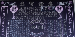 恭賀新春春節(jié)黑板報
