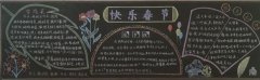 快樂春節(jié)黑板報(bào)